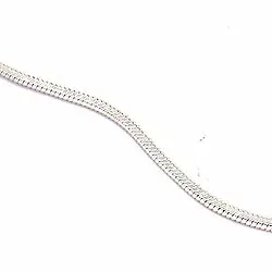 Ankelkjede i sølv x 1,0 mm