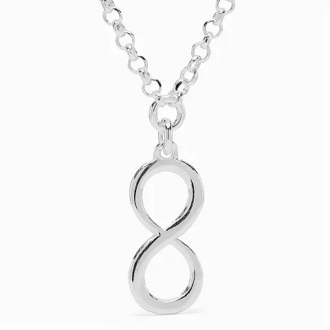 infinity anheng med halskjede i sølv