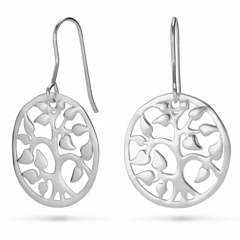 lange livets tre øredobber i sølv