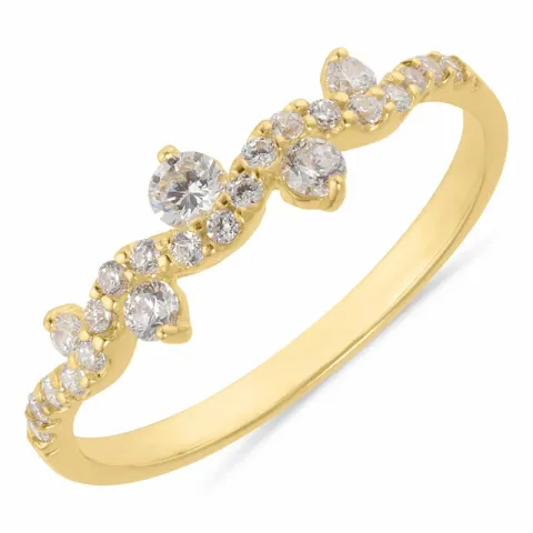 ring i forgylt sølv