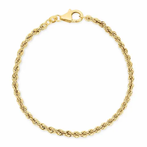 BNH cordel armbånd i 8 karat 17 cm x 3,2 mm