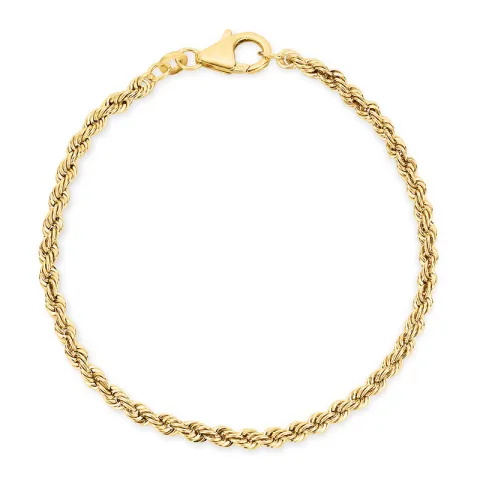 BNH cordel armbånd i 8 karat 21 cm x 2,7 mm