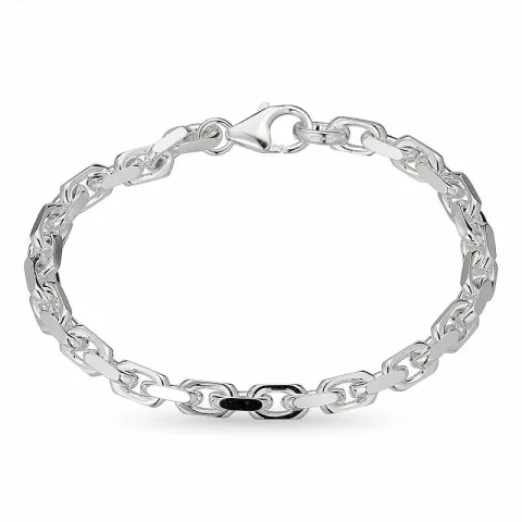 Bnh anker facet armbånd i sølv 21 cm x 5,6 mm