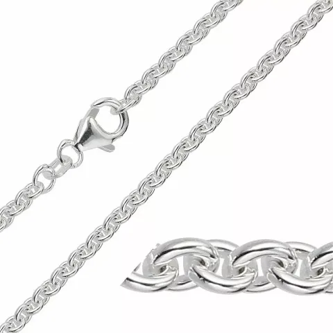 BNH Anker rund armbånd i sølv 18,5 cm x 3,1 mm