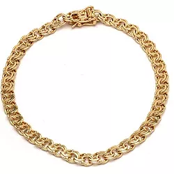 BNH Bismark armbånd i 14 karat gull 18,5 cm x 6,1 mm