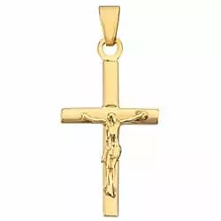 Jesus gull BNH kors i 14 karat gull