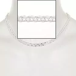 BNH bismark halskjede i sølv 42 cm x 6,5 mm