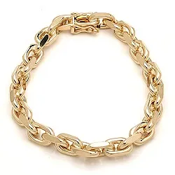 BNH Anker facet armbånd i 8 karat 18,5 cm x 7,0 mm