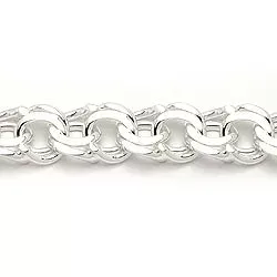 BNH bismark halskjede i sølv 55 cm x 6,5 mm