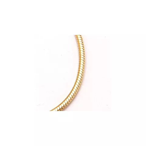Bnh slangehalskjede i 14 karat gull 42 cm x 1,2 mm