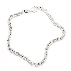 Bnh cordel armbånd i sølv 18,5 cm x 3,2 mm