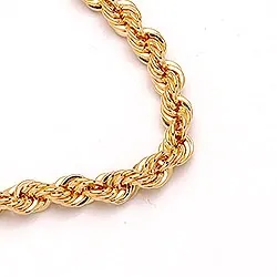 BNH cordel armbånd i 14 karat gull 17 cm x 2,7 mm