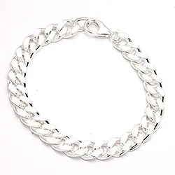 BNH panserarmbånd i sølv 17 cm x 6,6 mm