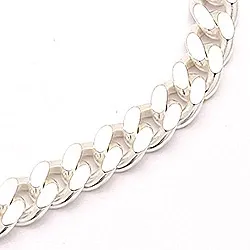 BNH panserarmbånd i sølv 17 cm x 6,6 mm