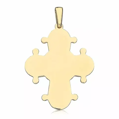 25 x 30 mm gull dagmarkors i 8 karat