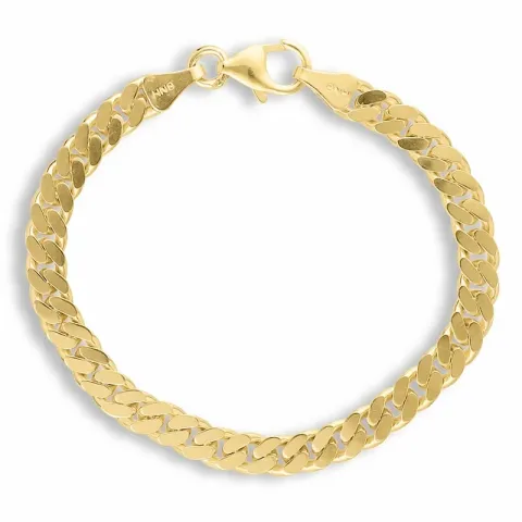 BNH panserarmbånd i 14 karat gull 21 cm x 5,3 mm