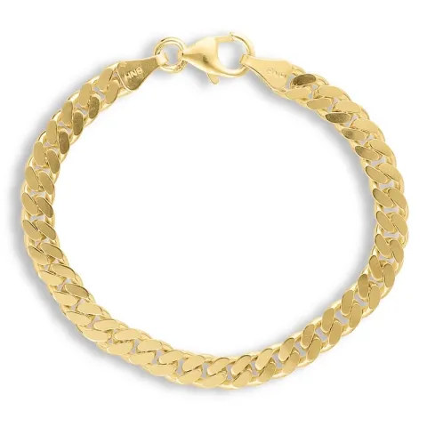 BNH panserarmbånd i 8 karat 18,5 cm x 5,3 mm