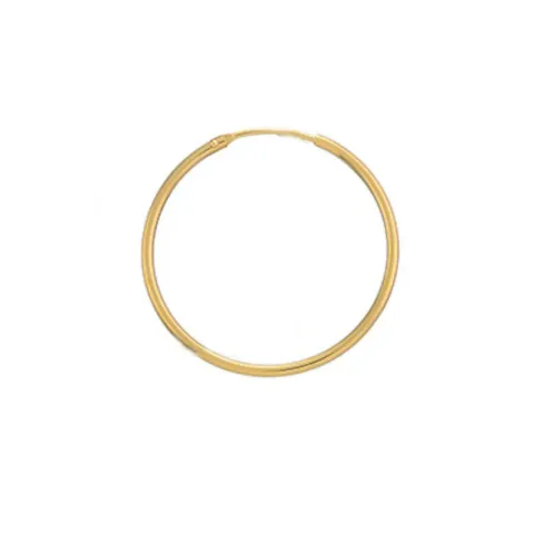 32 mm 1/2 par ørepynt i 14 karat gull