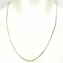 veneziahalskjede i forgylt sølv 60 cm x 1,2 mm