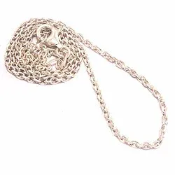 langt ankerhalskjede i sølv 80 cm x 1,8 mm