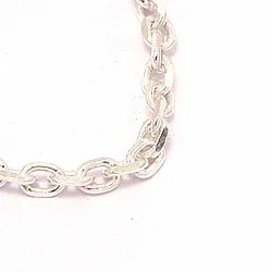 langt ankerhalskjede i sølv 80 cm x 1,8 mm