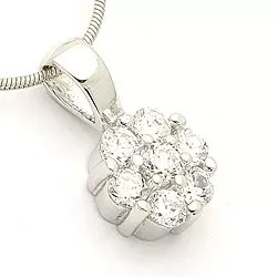 Rundt anheng i sølv