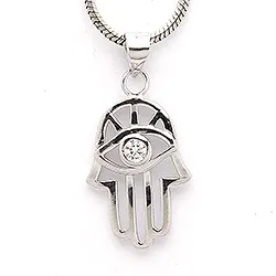 Hamsas hånd anheng i sølv