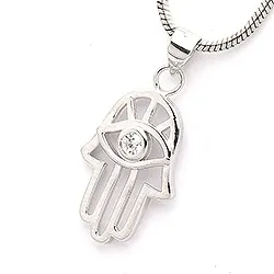 Hamsas hånd anheng i sølv