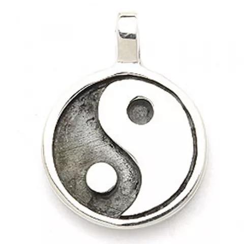 Yin og Yang anheng i sølv