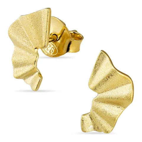 øredobber i forgylt sølv