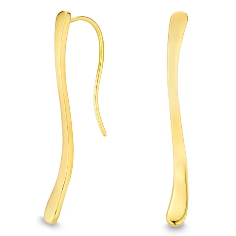 øredobber i forgylt sølv