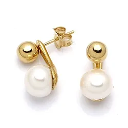 øredobber i forgylt sølv