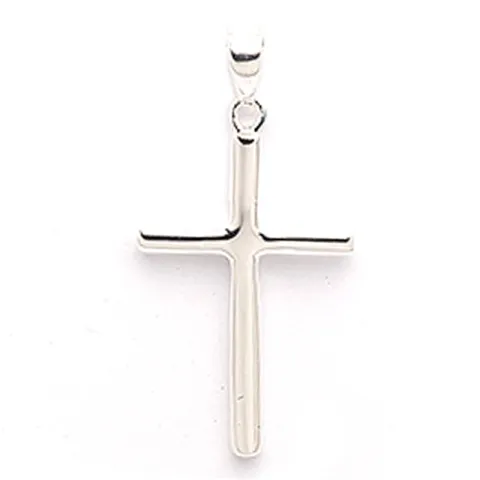 15,5 x 27 mm kors anheng i sølv
