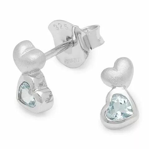 Billiige hjerte ørestikk i sølv