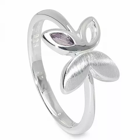 sommerfugl ring i sølv