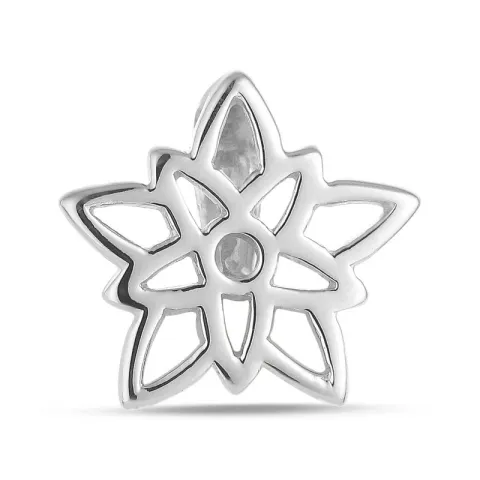 Fødselsblomst desember julestjerne anheng i sølv