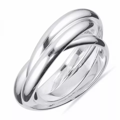 kolleksjonsprøve tre-i-en ring i sølv