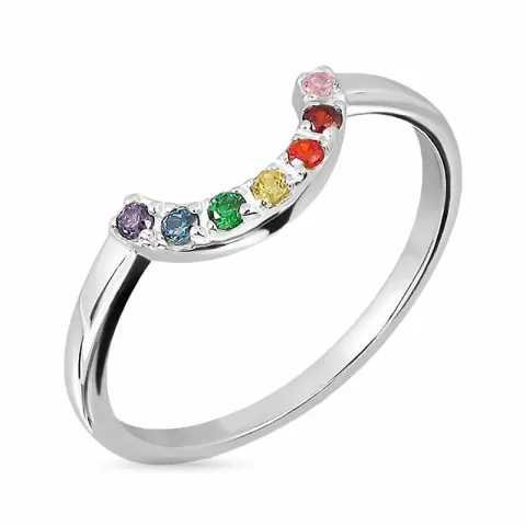 multifarget zirkon ring i sølv