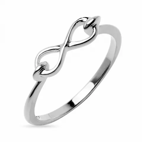 infinity ring i sølv