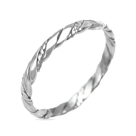 vridd ring i sølv