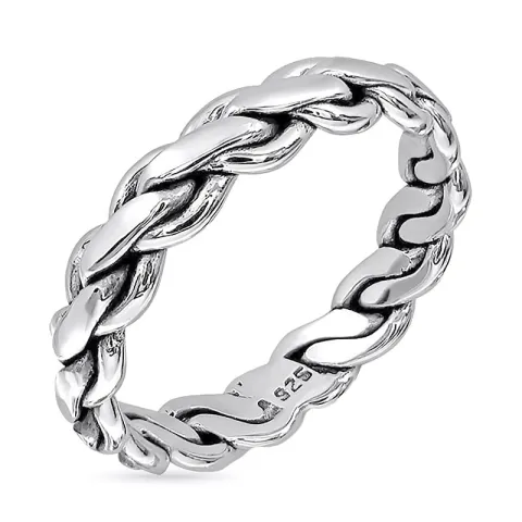 kjede ring i sølv