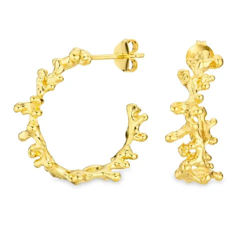 halvcreol i forgylt sølv