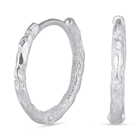 15 mm creol i sølv - Lumé Etched