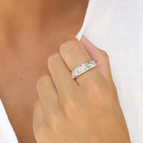 ring i sølv - Lumé Etched