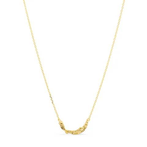 halskjede i forgylt sølv - Lumé Etched