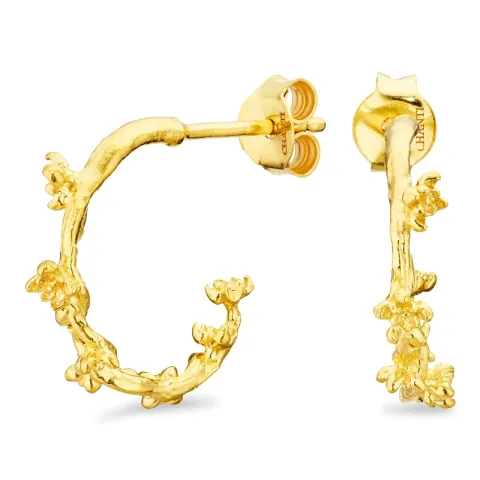 blomst halvcreol i forgylt messing - Eliné