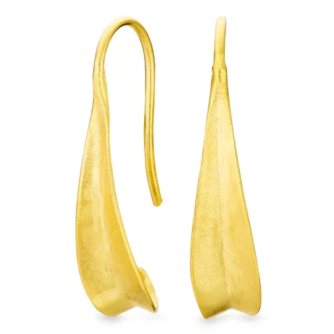 øredobber i forgylt messing - Eliné