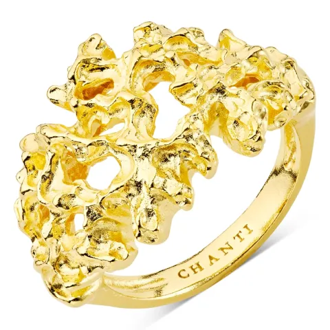 ring i forgylt messing - Eliné