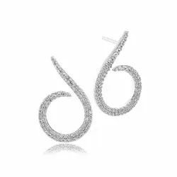Izabel Camille PRIMETIME øredobber i sølv hvit zirkon