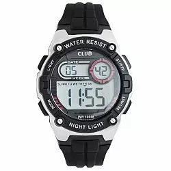 svart Club time barneklokke A47113S5E